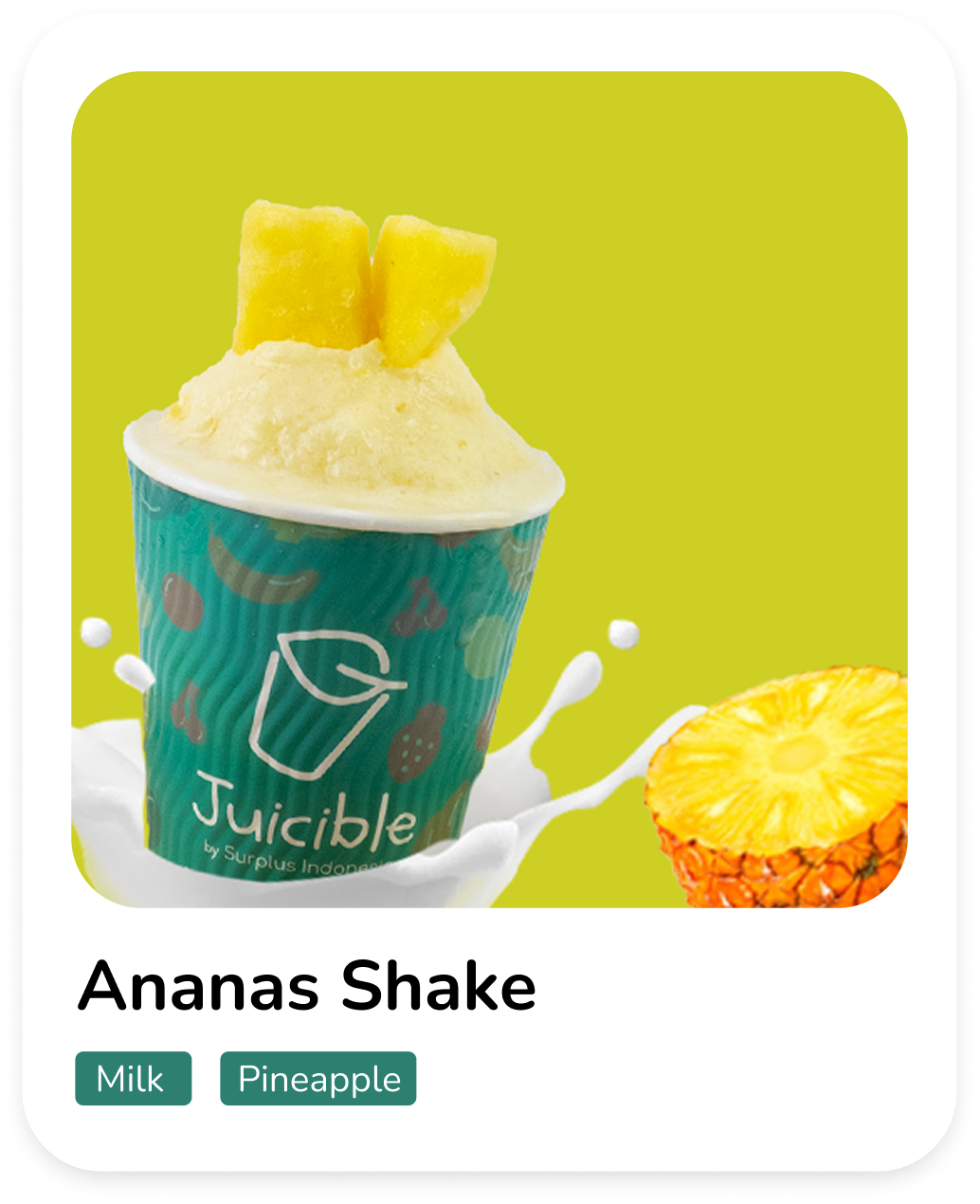 Juicible - Ananas Shake